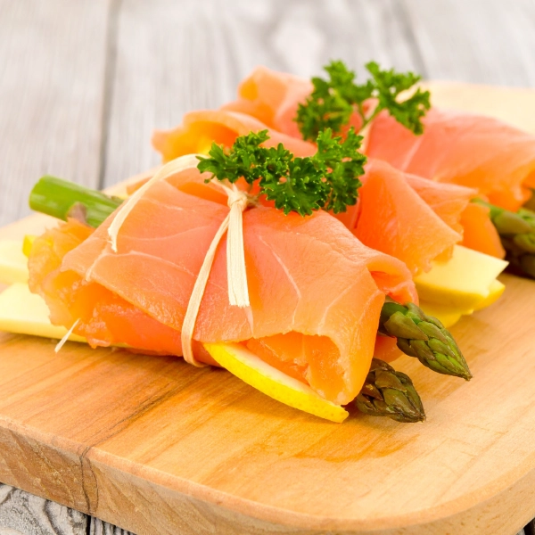 Bundles of Smoked Salmon & Asparagus